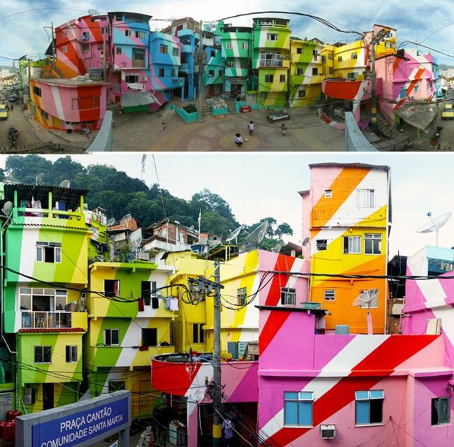 House facade underline - all bring rainbow colors to use