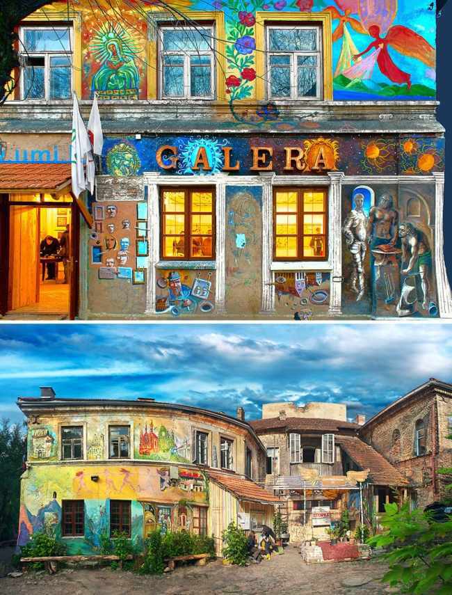 House facade underline - all bring rainbow colors to use