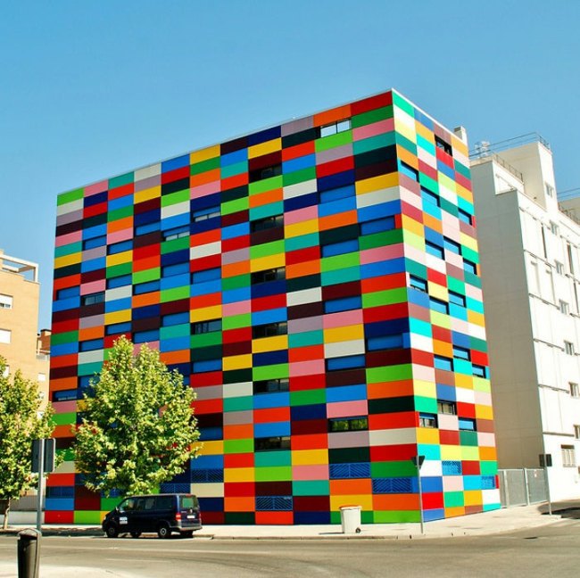 House facade underline - all bring rainbow colors to use