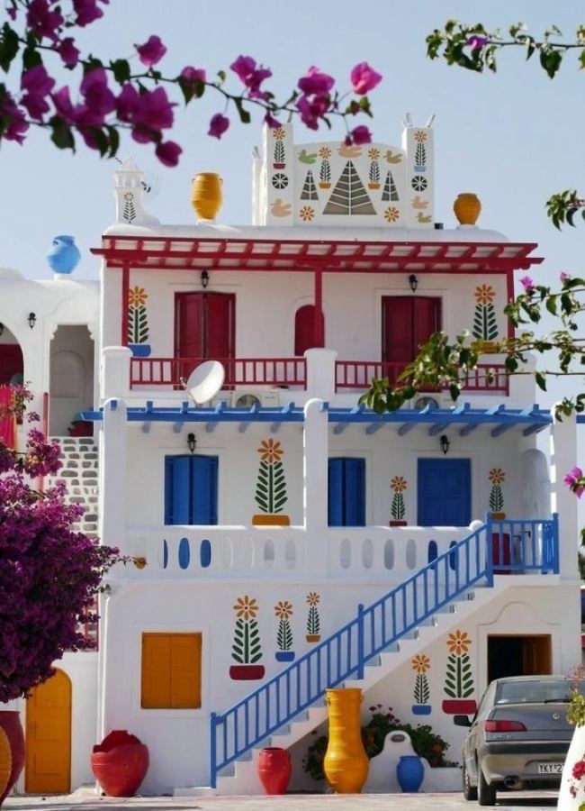 House facade underline - all bring rainbow colors to use