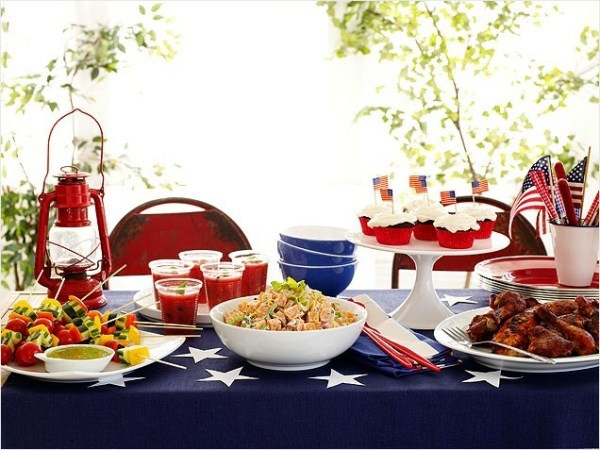Celebrate Independence Day - Party Decoration in national colors
