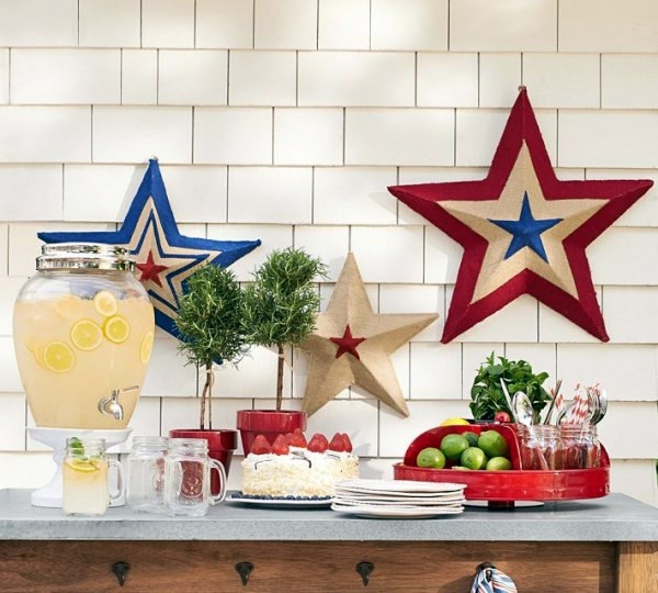 Celebrate Independence Day - Party Decoration in national colors