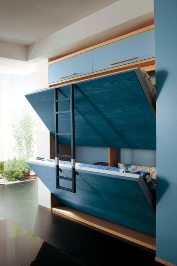 Great nursery decor with effective methods for space saving
