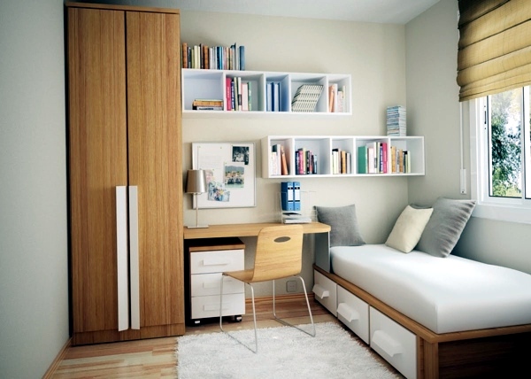 Great nursery decor with effective methods for space saving