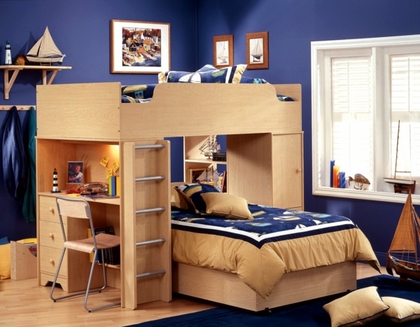 Great nursery decor with effective methods for space saving