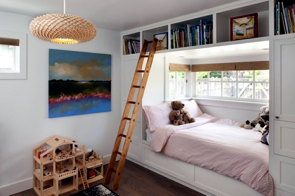 Great nursery decor with effective methods for space saving