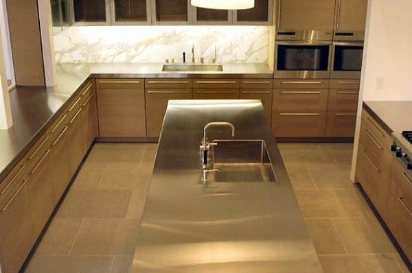 Stainless steel kitchen - you beautify your kitchen island