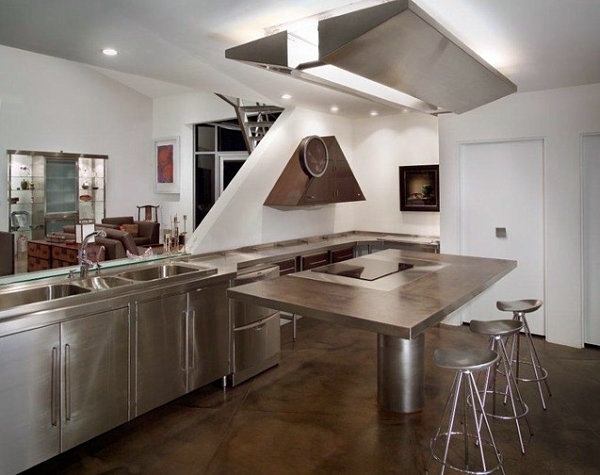 Stainless steel kitchen - you beautify your kitchen island