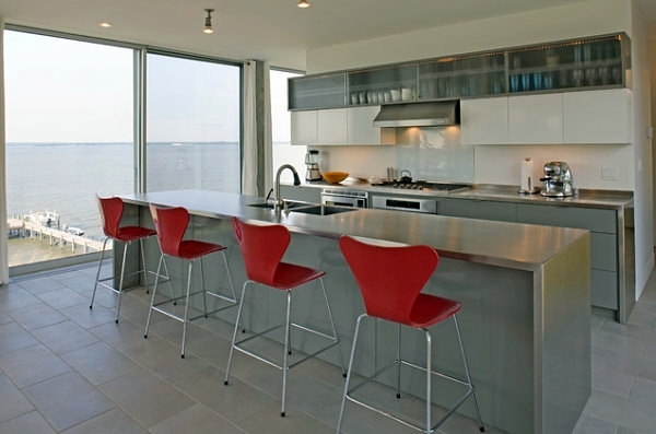 Stainless steel kitchen - you beautify your kitchen island