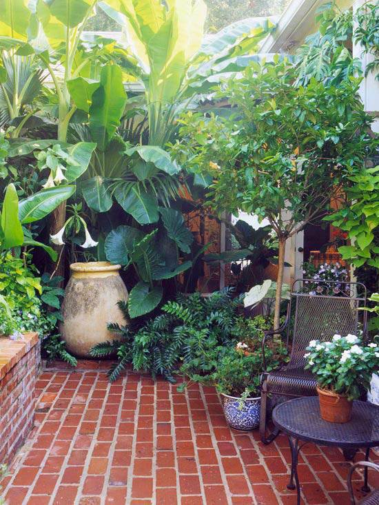 Small garden - ideas for optical magnification Small garden - ideas for optical magnification