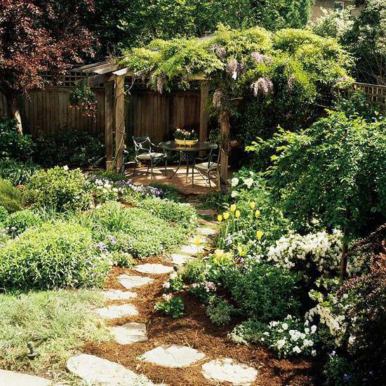 Small garden - ideas for optical magnification