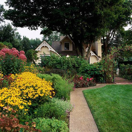 Small garden - ideas for optical magnification