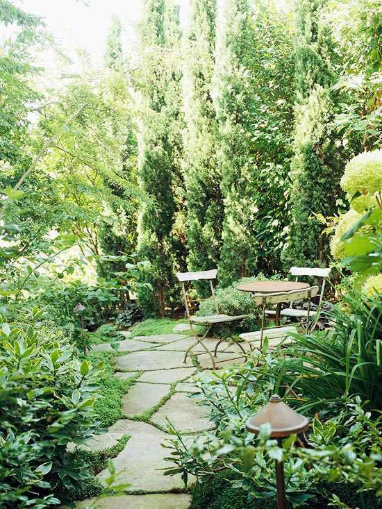 Small garden - ideas for optical magnification Small garden - ideas for optical magnification