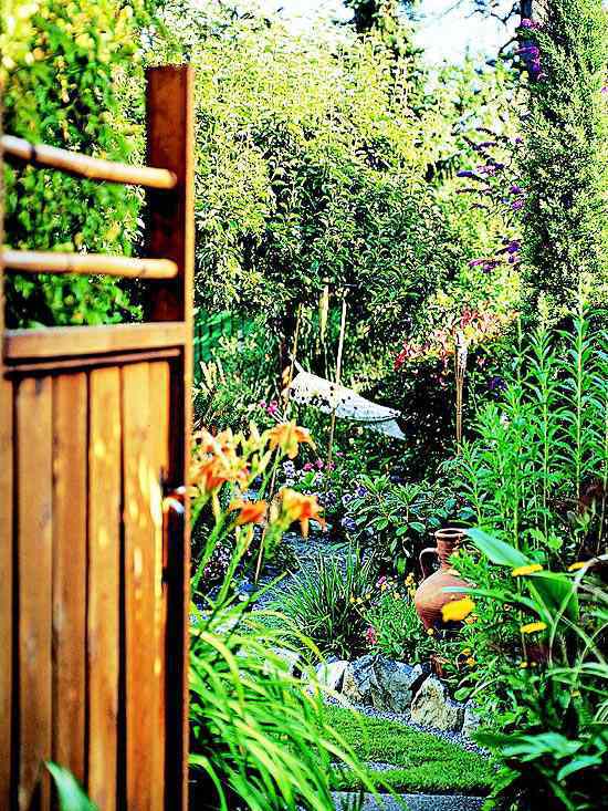 Small garden - ideas for optical magnification Small garden - ideas for optical magnification