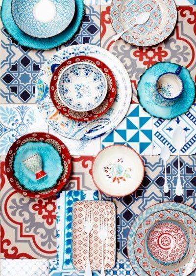 How to mix patterns and textures?