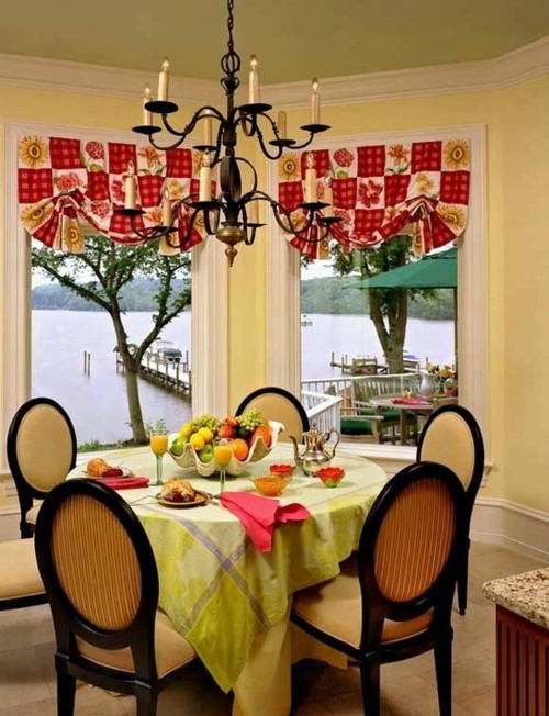 Kitchen curtains serve as sun protection and jazz up your kitchen and dining area on Kitchen curtains serve as sun protection and jazz up your kitchen and dining area on