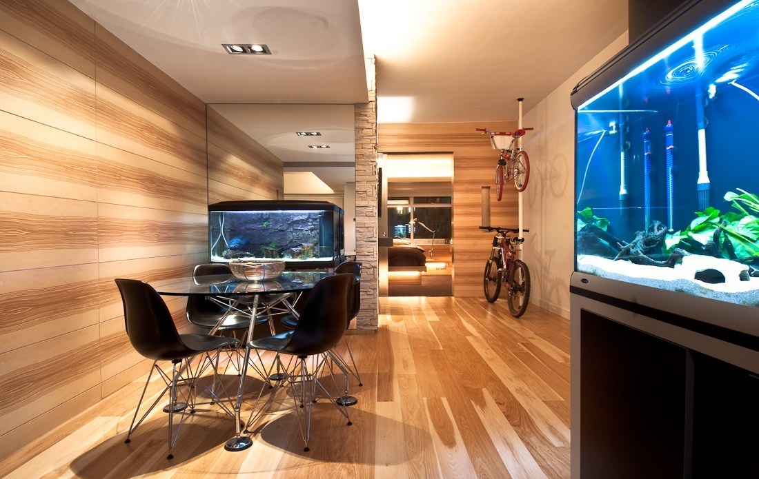 Wooden Apartment in Hong Kong