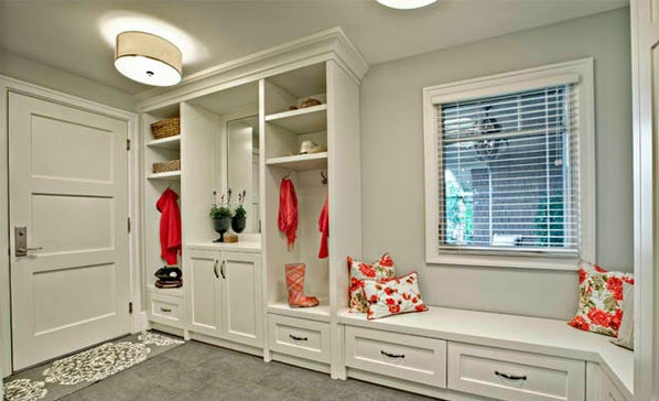 Wohnideen - Corridor wall design - customize the hallway functional