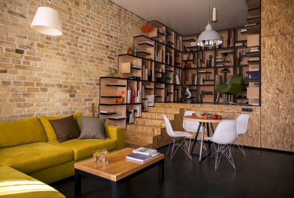 Creative Apartment With Flowing Design A Fresh Furnishing Idea From Kiev Interior Design Ideas Avso Org