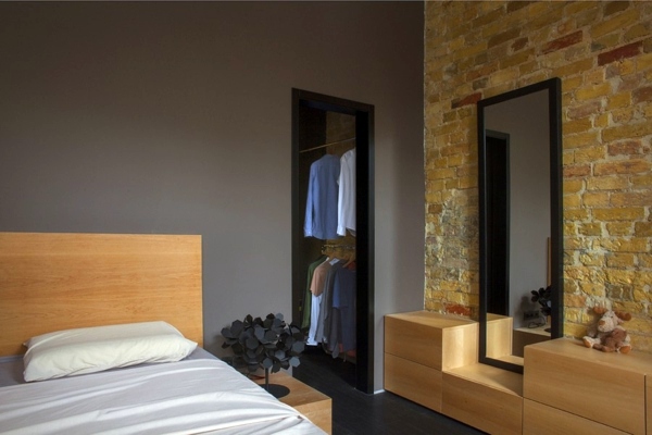 Creative apartment with flowing design - a fresh furnishing idea from Kiev