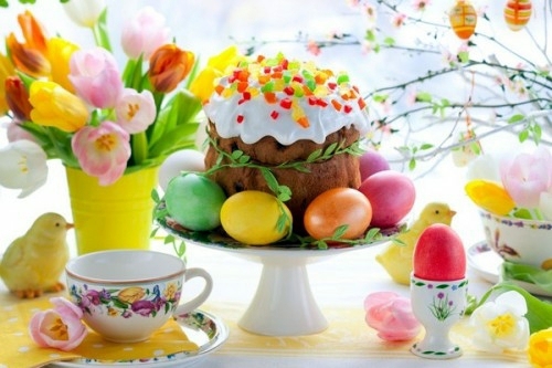 Bastelideen - Atmospheric create table decoration for Easter Bastelideen - Atmospheric create table decoration for Easter