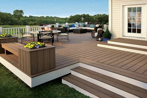 Deck embarrassed - cool idea for your outdoor area