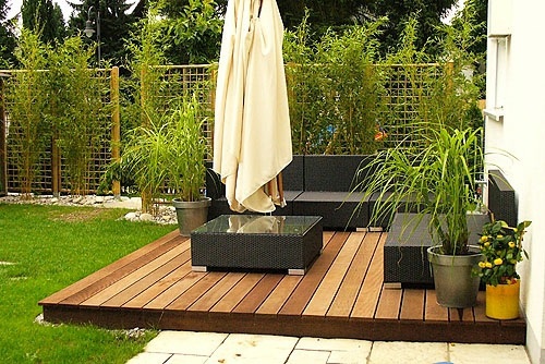 Deck embarrassed - cool idea for your outdoor area