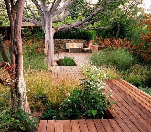Deck embarrassed - cool idea for your outdoor area