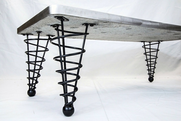 Designer table legs - stable support and visual effect