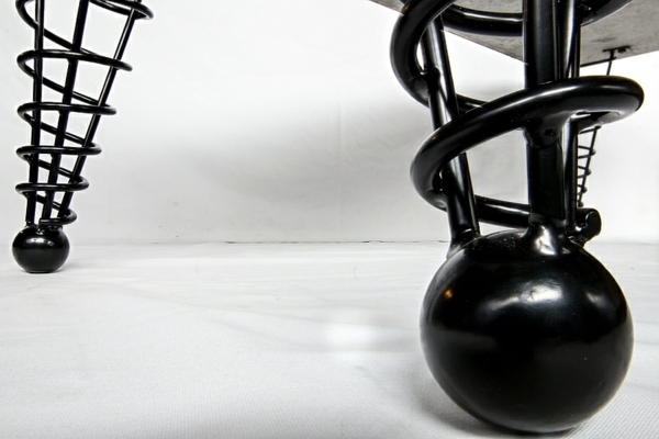 Designer table legs - stable support and visual effect