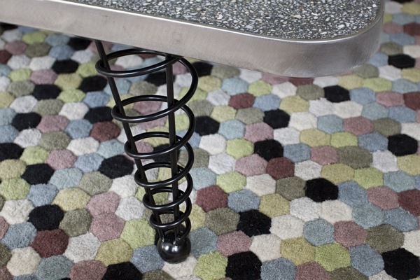 Designer table legs - stable support and visual effect