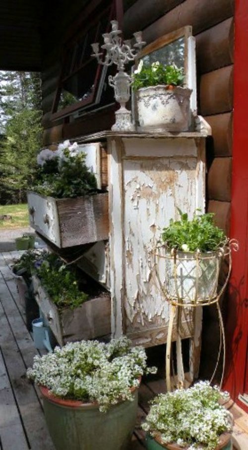 Employ 20 creative ideas how old objects as decoration