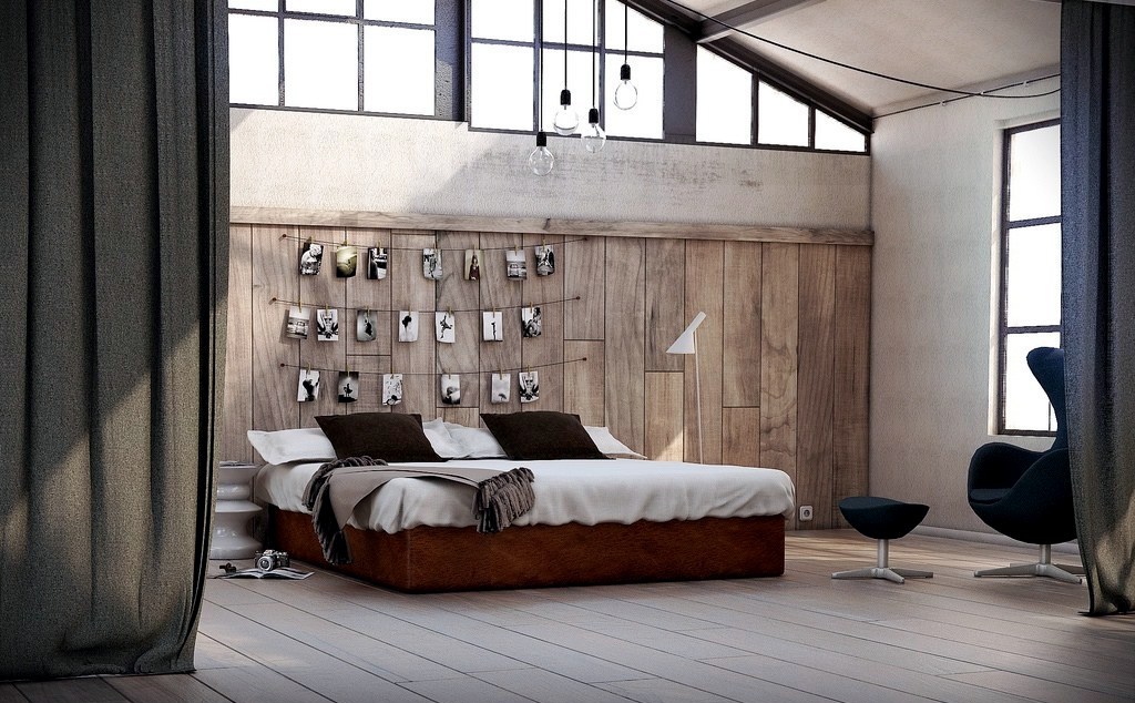 Bedrooms feature walls