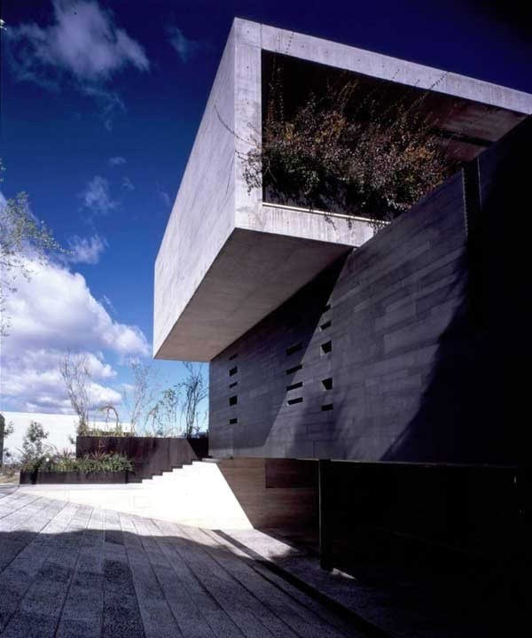 Modern Concrete Glass Residence in Mexico