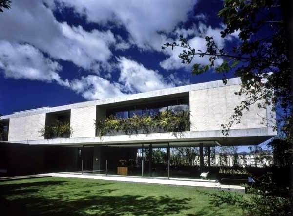 Modern Concrete Glass Residence in Mexico