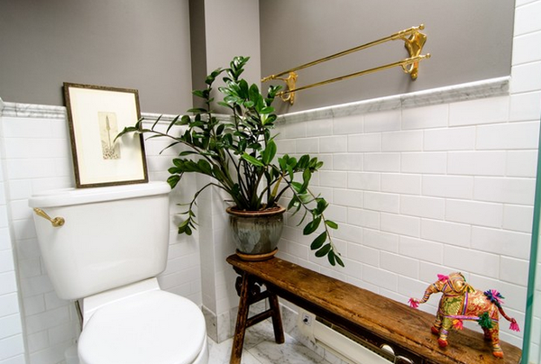 Decorative items for interior design ideas with chrome hardware