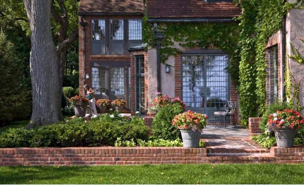 Garden landscaping with bricks - 15 great Gart Tight Stel Tung ideas
