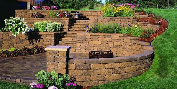 Garden landscaping with bricks - 15 great Gart Tight Stel Tung ideas