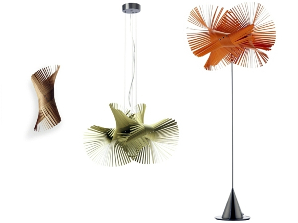 Outstanding design - Mini Mikado Lamps by Miguel Herranz