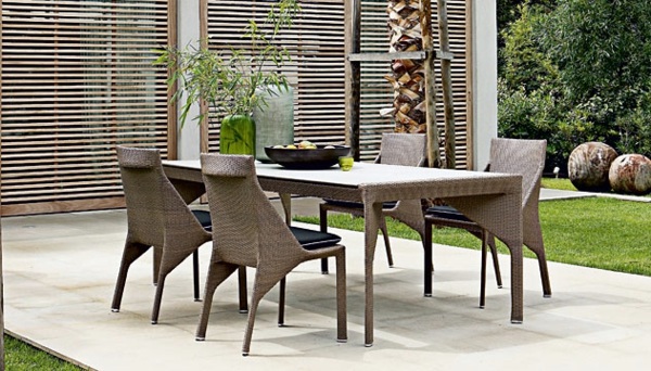 21 poly rattan garden furniture suitable for your garden, patio or balcony from Roche Bobois