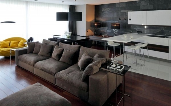 Stylish interior design of modern apartment Stylish interior design of modern apartment