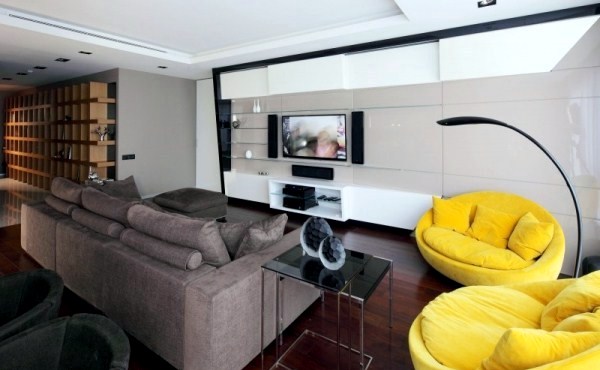 Stylish interior design of modern apartment Stylish interior design of modern apartment