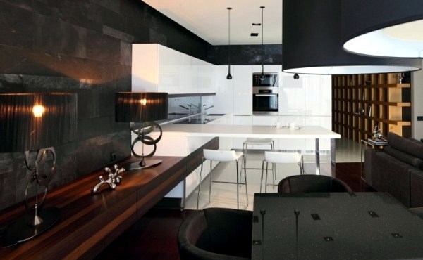 Stylish interior design of modern apartment Stylish interior design of modern apartment