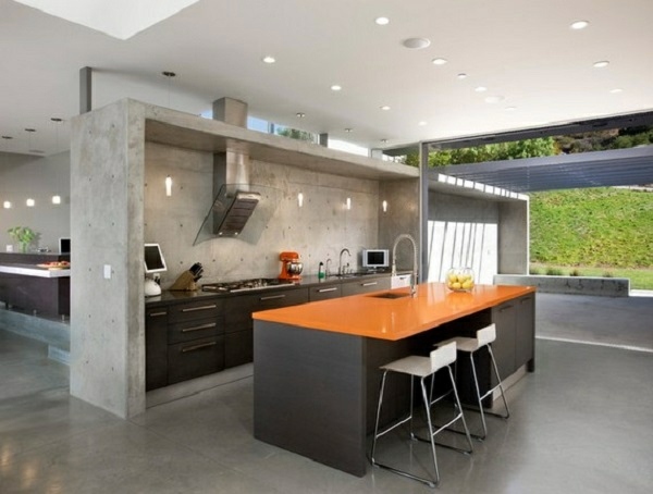 Wandfarbe - Wall color with concrete look - walls made of concrete