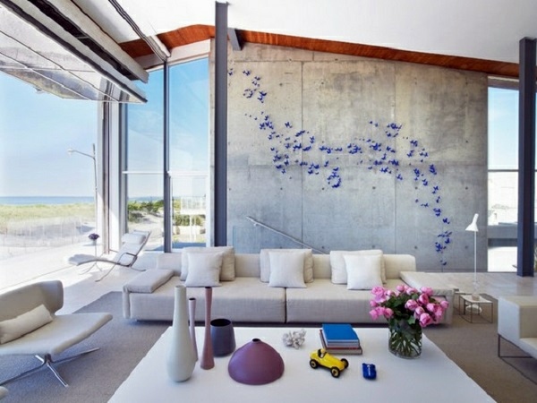 Wandgestaltung - Wall color with concrete look - walls made of concrete Wandgestaltung - Wall color with concrete look - walls made of concrete