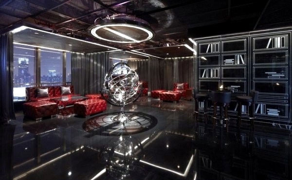 The ultra modern bar design in Shanghai