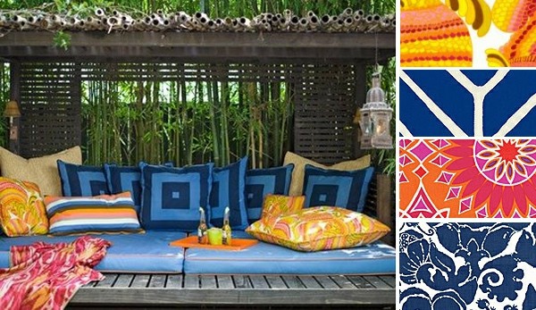 Make outdoor lounge area with a tight budget