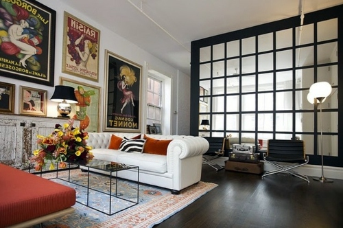 Unusual interior design ideas for wall mirrors that magnify your home visually