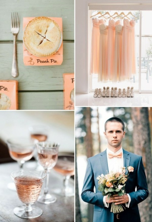 My Wedding Decor in creamy and peach colors