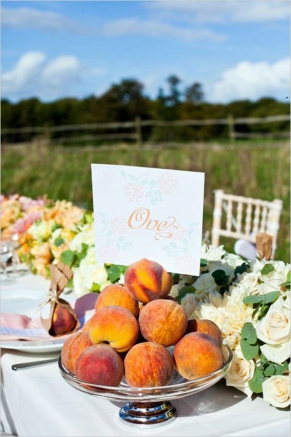 My Wedding Decor in creamy and peach colors